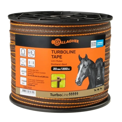 Abbildung von 200 m/20 mm Gallagher Weidezaunband TurboLine (terra)