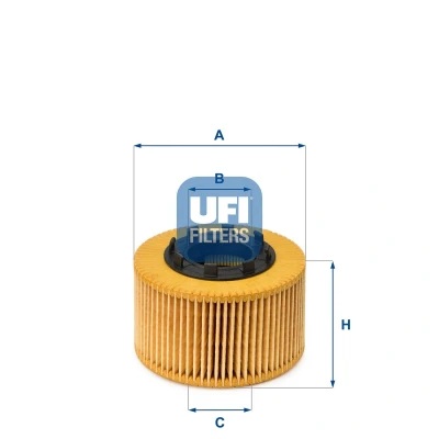 Abbildung von UFI FILTERS 25.015.00 Ölfilter Wechselfilter
