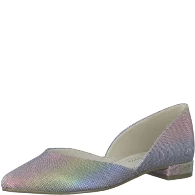 Abbildung von MARCO TOZZI Damen Ballerinas, Blockabsatz, weiches FEEL ME Fußbett, ideal für Business und Freizeit
