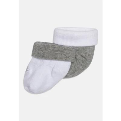 Abbildung von Nike Sportswear Futura Bootie Unisex 2 PACK Socken für Kinder, Größe: 56 68, Dark grey heather