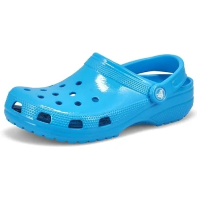 Abbildung von Crocs Pantolette flach, Größe: 37 38, Neon ocean Schuhe