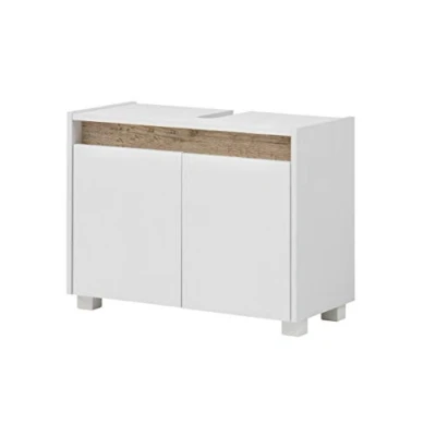 Abbildung von Schildmeyer Waschbeckenunterschrank 148463 Cosmo, 80 x 54,5 33 cm (BxHxT), weiß