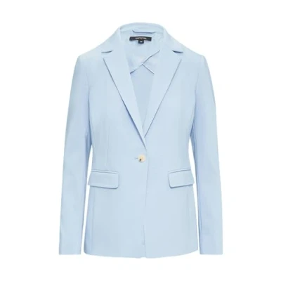 Abbildung von comma MIT Pattentaschen UND Reverskragen Blazer, Damen, Größe: 38, Hellblau