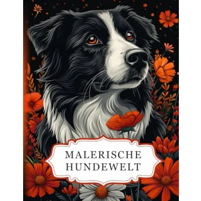 Abbildung von Malerische Hundewelt: Ein Hunde Malbuch für Erwachsene mit 50 wunderschönen Motiven zum Ausmalen. Ideal zur Entspannung, Stressabbau und Förderung der Kreativität