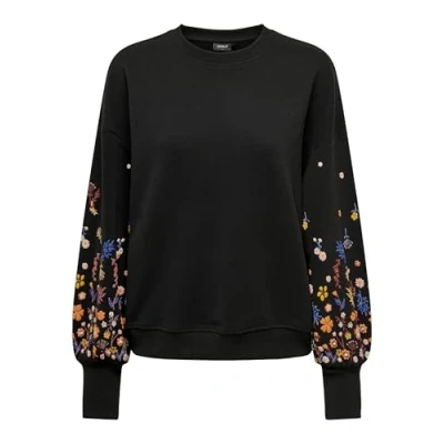 Abbildung von ONLY Sweatshirt »ONLBROOKE L/S O NECK FLOWER SWT«
