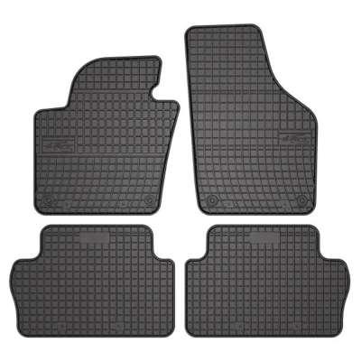 Abbildung von FROGUM 0405 Fußmattensatz Gummi vorne und hinten 4 schwarz Maßgefertigt VOLKSWAGEN: Sharan II, SEAT: Alhambra II