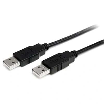 Abbildung von StarTech.com 1m USB 2.0 A auf Kabel, Anschlusskabel Stecker/Stecker, Schwarz