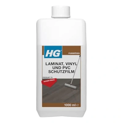 Abbildung von HG Laminat Versiegelung mit Glanzeffekt, Produkt 70, Politur Schützt Böden vor Abnutzung, Kratzern und Beschädigungen, für Alle Arten von Laminatböden, Rutschfest 1 L (136100105)