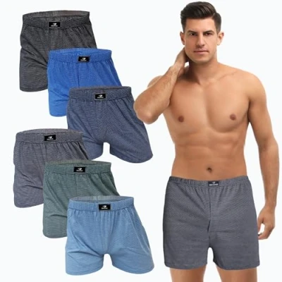Abbildung von SGS 6 10 Pack Unterhosen Mann Herren Boxershorts Men (4XL, 6.stück Ohne Eingriff)