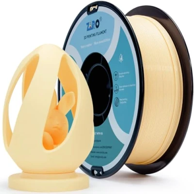 Abbildung von ZIRO PLA Filament 1.75mm, 3D Drucker Basic Color Series 1.75mm 1kg (2.2lbs), Maßgenauigkeit +/ 0.03mm, Haut