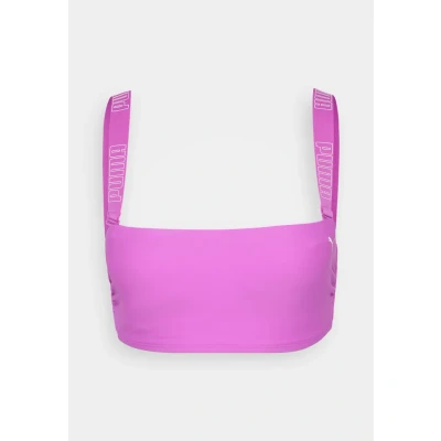 Abbildung von Puma SWIM Women Bandeau Bikinitop, Damen, Größe: Small, Magenta