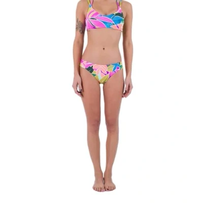 Abbildung von Hurley Damen Max Insel Full Tab Side Bottom Bikinihöschen, Isla Multi, M