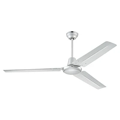 Abbildung von 142 cm Deckenventilator Industrial 72501 mit drei Flügeln in silberfarbener Ausführung