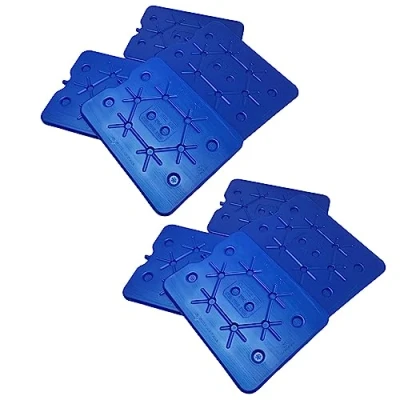 Abbildung von ToCi XXL Kühlakku 8er Set Freezeboard (32x25 cm) mit je 800 ml 8 Blaue Kühlelemente Iceakku für die Kühltasche Kühlbox Eisbox Kühlakkus dünn, extra flach Kühlpack Kühltragetasche