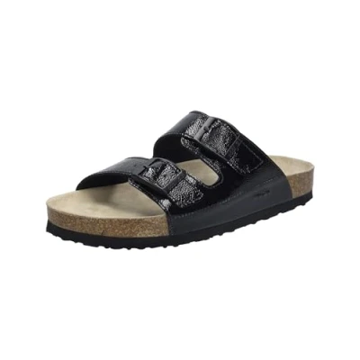 Abbildung von Josef Seibel Hermine Pantolette flach, Damen, Größe: 40, Schwarz Schuhe