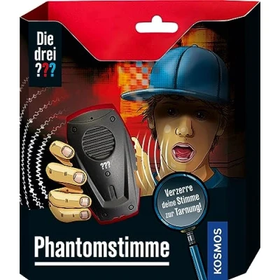 Abbildung von Die drei ??? Phantomstimme von KOSMOS, Aufnahmegerät mit Stimmenverzerrer, Detektivspielzeug, Detektiv Ausrüstung, Set, Mitbringsel Kindergeburtstag, Geschenk für Kinder ab 8 12 Jahre