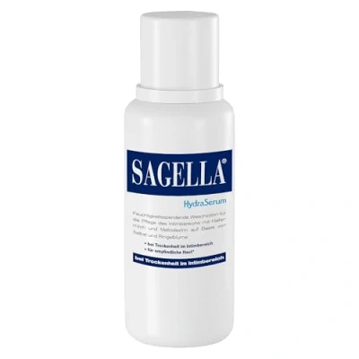 Abbildung von Sagella HydraSerum, beruhigende Waschlotion, bei Scheidentrockenheit und sensibler Haut 100 ml