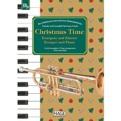 Abbildung von Christmas Time, 37 bekannte Weihnachtslieder für Trompete und Klavier