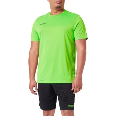 Abbildung von Uhlsport Herren Score Kit Trikot&amp;Shorts Set, Fluo grün/Schwarz, XL