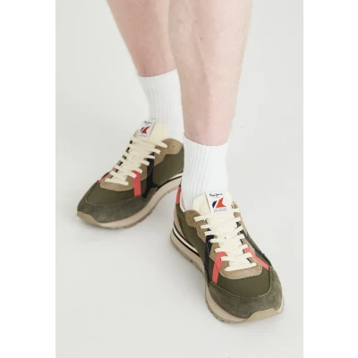 Abbildung von Pepe Jeans BRIT Cover Sneaker low, Herren, Größe: 43, Range green Schuhe