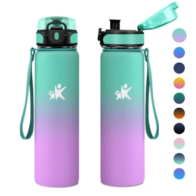 Abbildung von KollyKolla Trinkflasche 500ml, Thermoskanne Kalt&amp;Warm, Edelstahl BPA Frei, Doppelwandisolierung, Isolierflasche für Kohlensäurehaltige Getränke, Fitness, Wandern, Camping