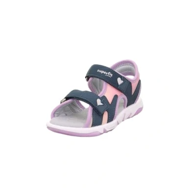 Abbildung von Superfit Mädchen Pebbles Sandale, Blau Lila 8000, 35 EU Weit