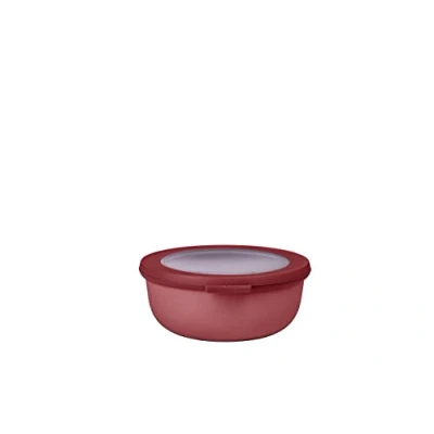 Abbildung von Mepal Multi Bowl Cirqula Round Mikrowellen Geschir Geeignet als Luftdichte Aufbewahrungsbox für den Kühlschrank, Mikrowellengeschirr &amp; Frischhaltedosen 750 ml Vivid mauve