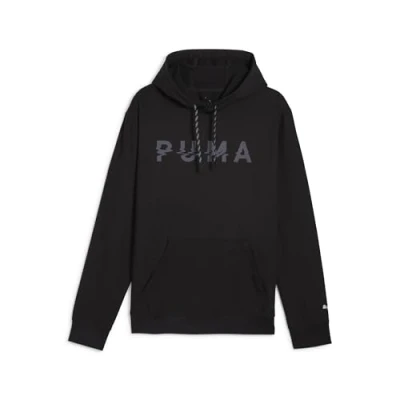 Abbildung von Puma Cloudspun Branded Kapuzenpullover, Herren, Größe: XS, Black q