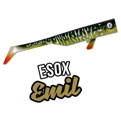 Abbildung von Drunk Bait 16 cm Esox Emil 2 Stk Gummifisch