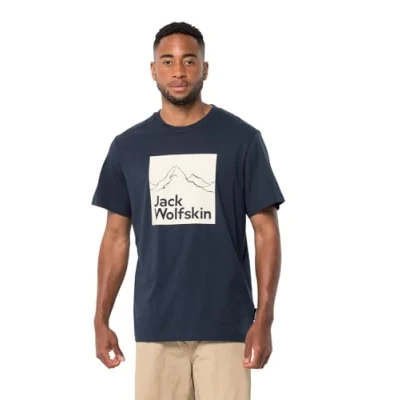 Abbildung von Jack Wolfskin Tshirt print, Herren, Größe: Large, Night blue