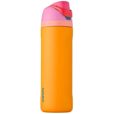 Abbildung von Owala FreeSip Isolierte Edelstahl Wasserflasche mit Strohhalm für Sport, Reisen und Schule, BPA frei, 680 ml, tropisch
