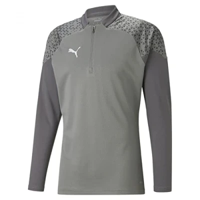 Abbildung von Puma Fussball Teamsport Teamcup Halfzip SW Langarmshirt, Herren, Größe: XL, Grau