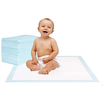 Abbildung von Krankenunterlage für Menschen mit Blasenschwäche 6 lagig saugstarke Inkontinenzunterlage 40 x 60 cm Ideal auch Babys oder als Welpenunterlage (20 Stück)