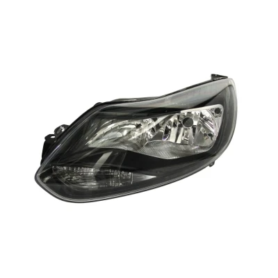Abbildung von TYC 20 12570 15 2 Scheinwerfer links H7, H1 schwarz für Rechtsverkehr mit Elektromotor FORD: FOCUS 3 Turnier,