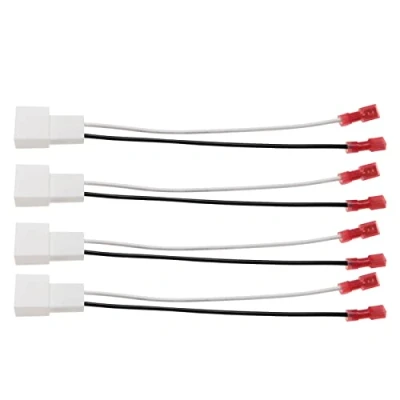 Abbildung von 4 Stück 72 8104 SHTA02B Auto Lautsprecher Stecker Kabelbaum Adapter Ersatz Kompatibel mit Toyota Matrix/Corolla/Hilux/Tacoma Mitsubishi Galant