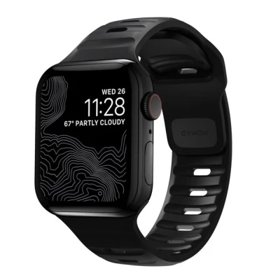 Abbildung von Nomad Sportarmband Apple Watch 42mm / 44mm 45mm 49mm schwarz NM1AM10000