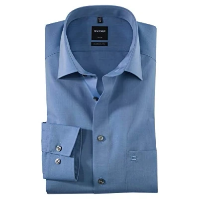 Abbildung von Herren Hemd &quot;Modern Fit&quot; Langarm, mittelblau, Gr. 40 (M)