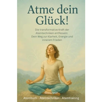 Abbildung von Atme Dein Glück! Die transformative Kraft der Atemtechniken entfesseln: Weg zur Klarheit, Energie und innerem Frieden Atembuch, Atemtechniken, Atemtraining