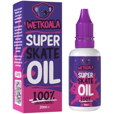 Abbildung von WETKOALA Skate Öl für Kugellager (20ml) SUPER Oil Leichtlauföl Skateboards, Inliner, Longboard, Waveboard, Roller etc. gegen Trockenheit eine Lange Lebensdauer deiner