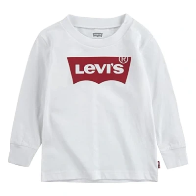 Abbildung von Levi&#039;s Batwing TEE Langarmshirt für Kinder, Größe: 92(baby), White