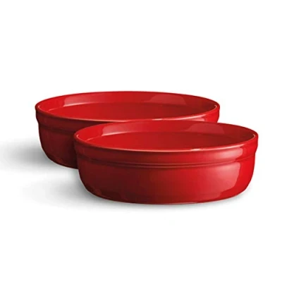 Abbildung von Emile Henry Crème Brûlée Ramekin Dish, Burgund, 2er Set