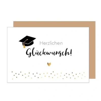 Abbildung von Edition Seidel Premium Glückwunschkarte zur bestandenen Prüfung mit Umschlag. Grußkarte Karte Spruch Abschluss Feier Abitur Studium Mann Frau Jugendliche Jugendlicher (PR153 SW025)