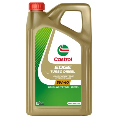 Abbildung von Castrol EDGE TURBO DIESEL 5W 40 5l Motoröl 15F81B VOLKSWAGEN: Golf 4, 5, Transporter SKODA: Octavia I Hatchback, AUDI: A4 B7 Avant
