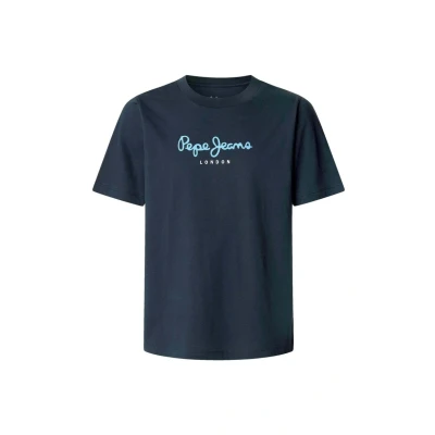 Abbildung von Pepe Jeans EGGO Tshirt print, Herren, Größe: Medium, Deep sea blue