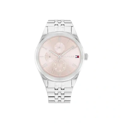 Abbildung von Tommy Hilfiger Chronograph, Damen, Größe: One Size, Silver coloured