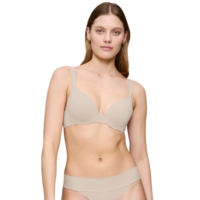 Abbildung von Triumph Bügel BH »Body Make Up Illusion«, mit tiefem Dekolleté, gepolsterte Cups, Komfort Bügel, Microfaser
