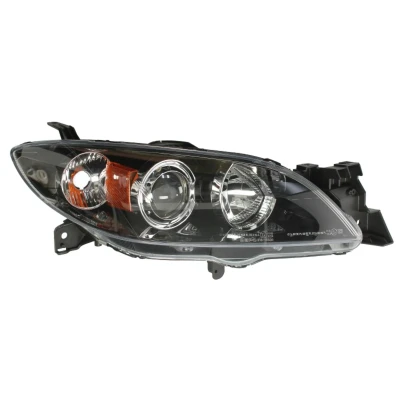 Abbildung von ABAKUS 216 1150R LD EM Scheinwerfer rechts HB3, H7 mit Blinklicht ohne Stellmotor für LWR P20d, PX26d MAZDA: 3 Saloon