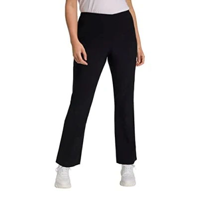 Abbildung von Ulla Popken Stoffhose, Damen, Größe: 42, Black