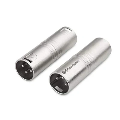 Abbildung von Cable Matters XLR Stecker auf Stecker, Koppler, Gender Changer, Adapter 2 Stück