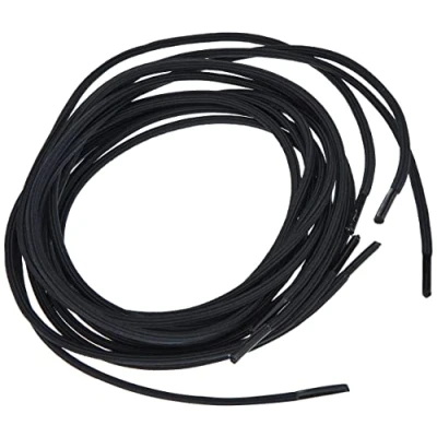 Abbildung von Elastische Schnürsenkel schwarz 3 Paar